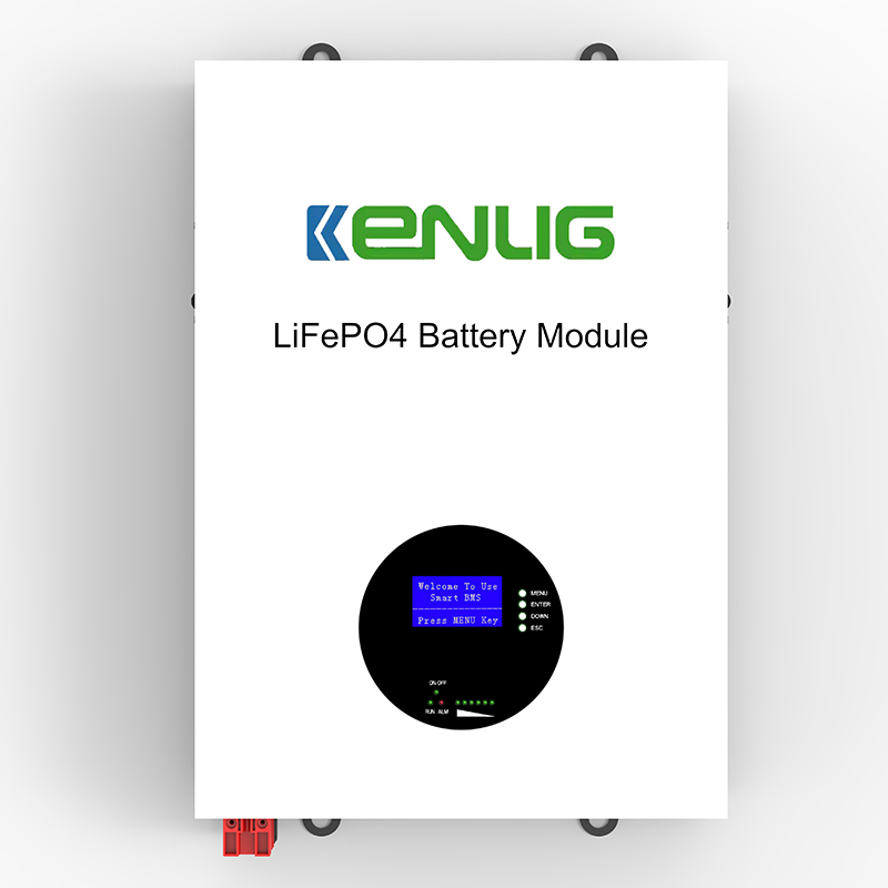 Kenlig LifePo4 Lithium Battery 6000 Cycles BMS System Battery Battery LCD شاشة 48V/51.2V 100AH ​​150AH 200AH POWERWALL